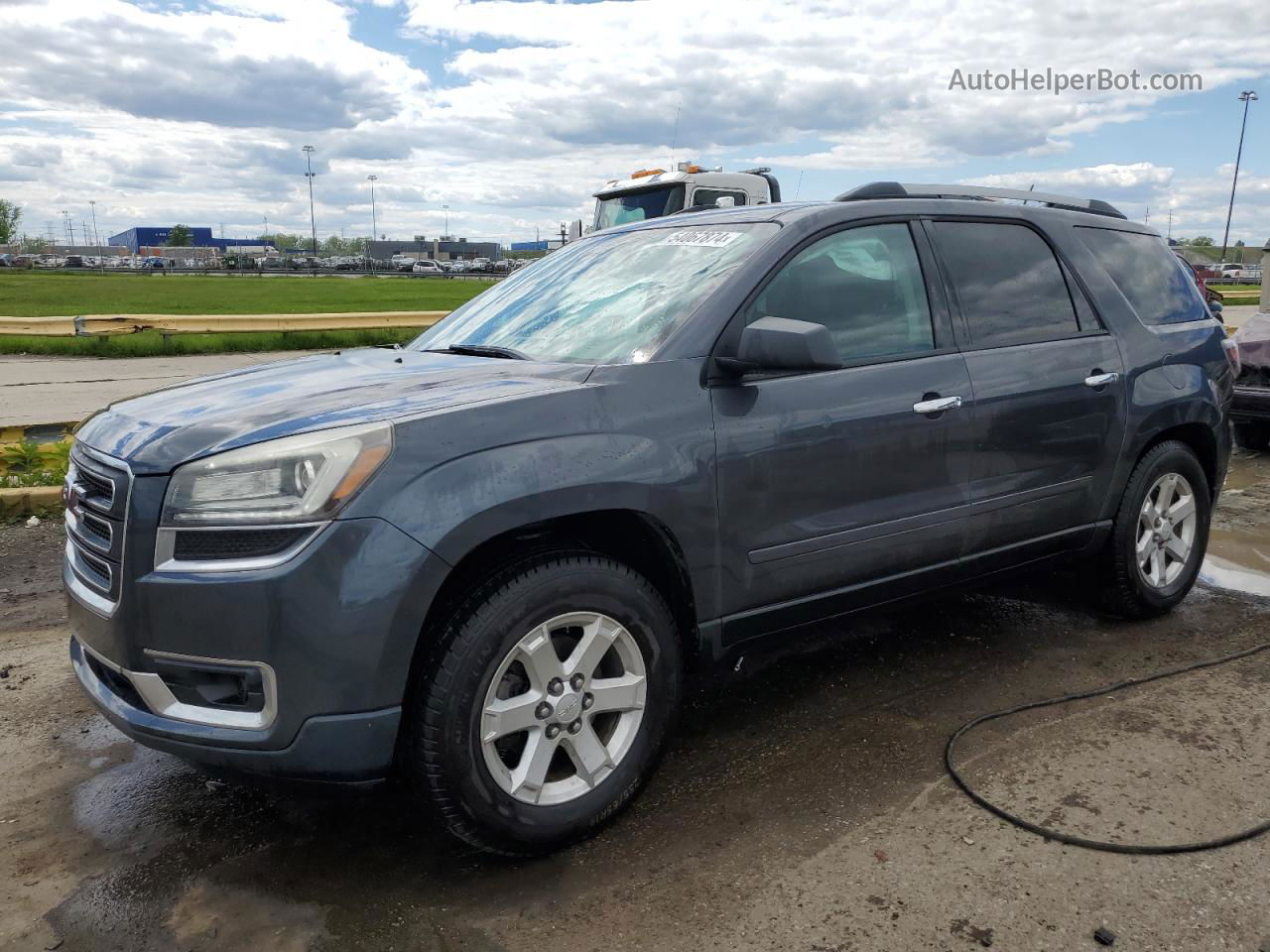 2013 Gmc Acadia Sle Gray vin: 1GKKVPKD6DJ256618