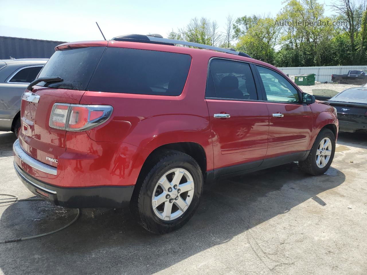 2014 Gmc Acadia Sle Red vin: 1GKKVPKD6EJ209946