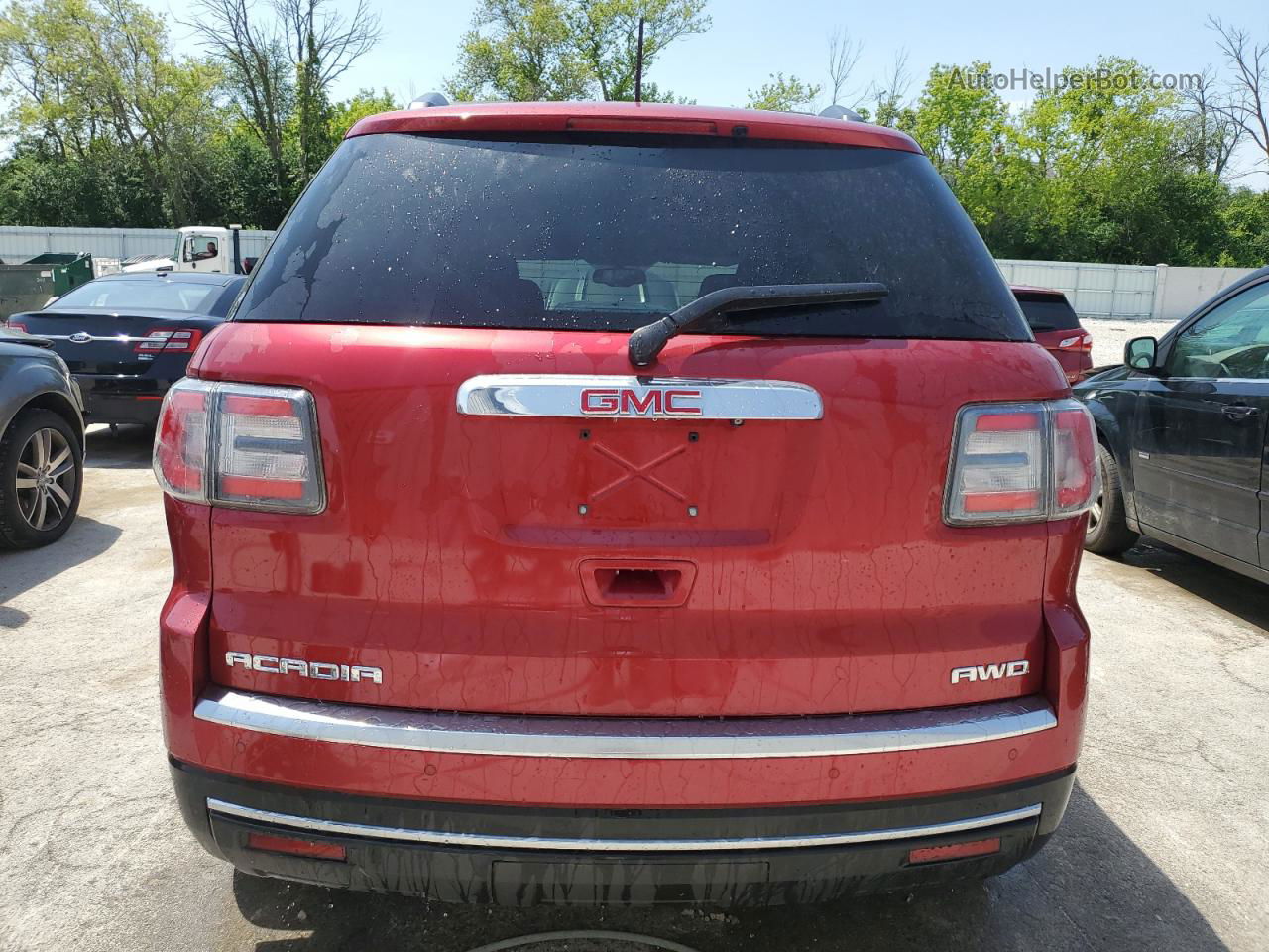 2014 Gmc Acadia Sle Red vin: 1GKKVPKD6EJ209946