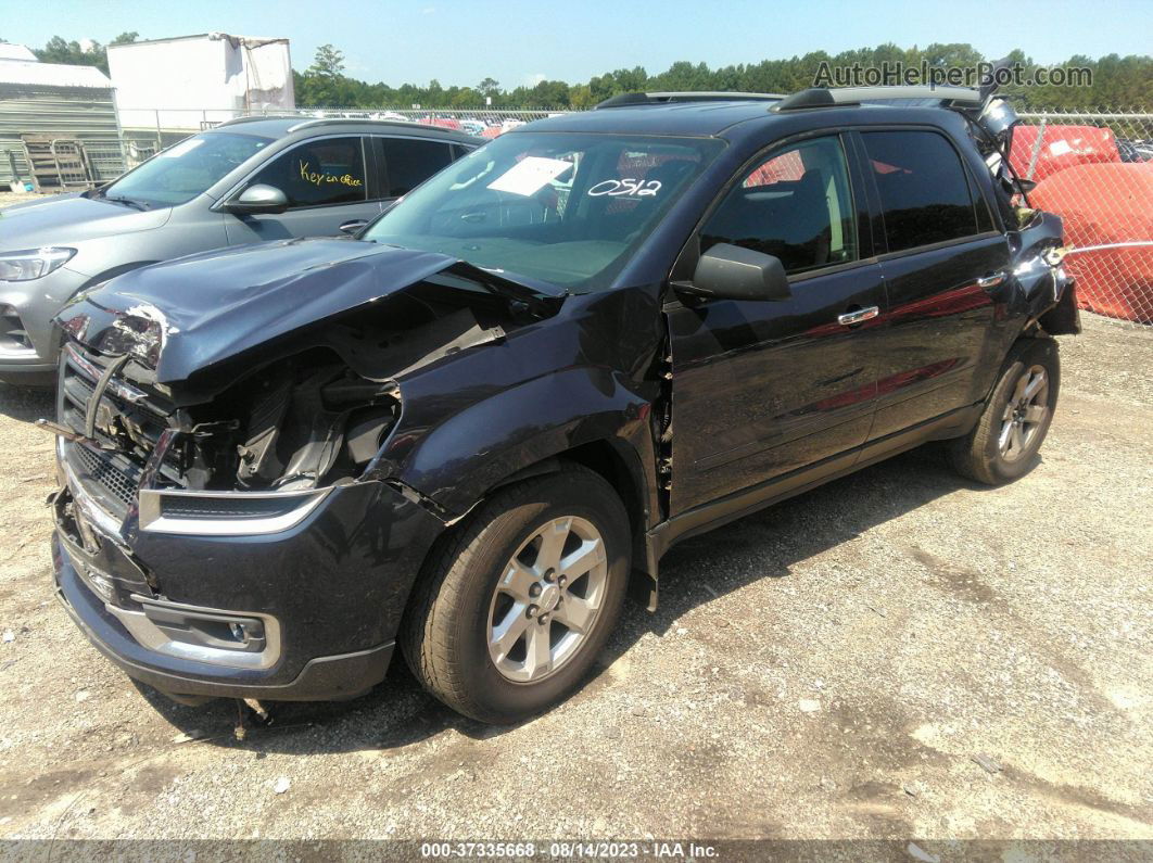 2015 Gmc Acadia Sle-2 Синий vin: 1GKKVPKD6FJ330512