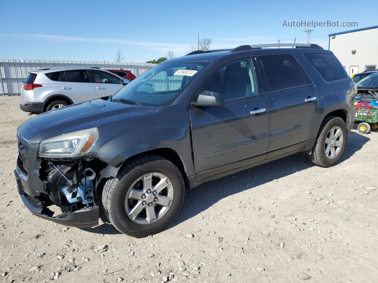 2013 Gmc Acadia Sle Gray vin: 1GKKVPKD7DJ155409