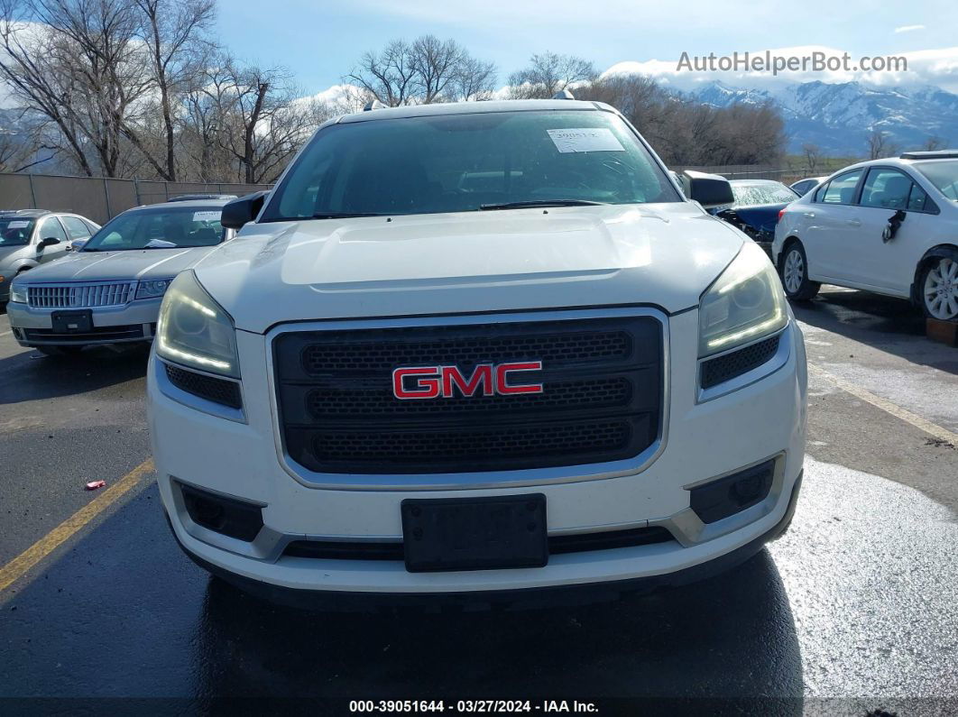 2014 Gmc Acadia Sle-2 White vin: 1GKKVPKD7EJ196205