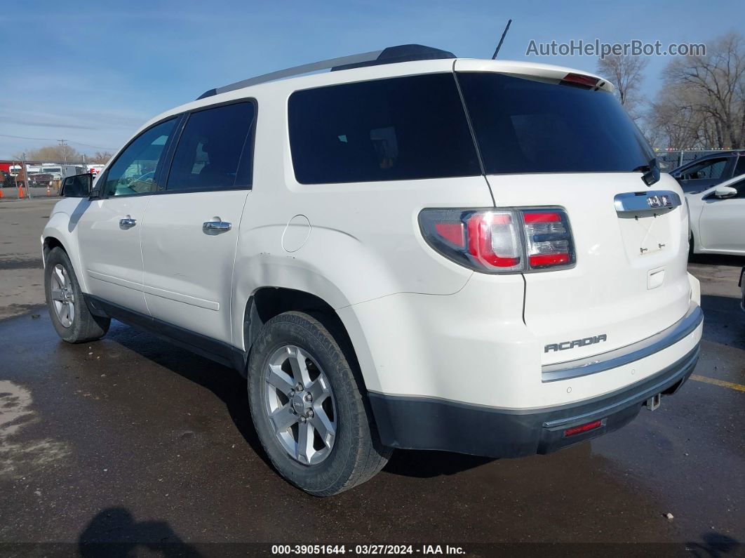 2014 Gmc Acadia Sle-2 White vin: 1GKKVPKD7EJ196205