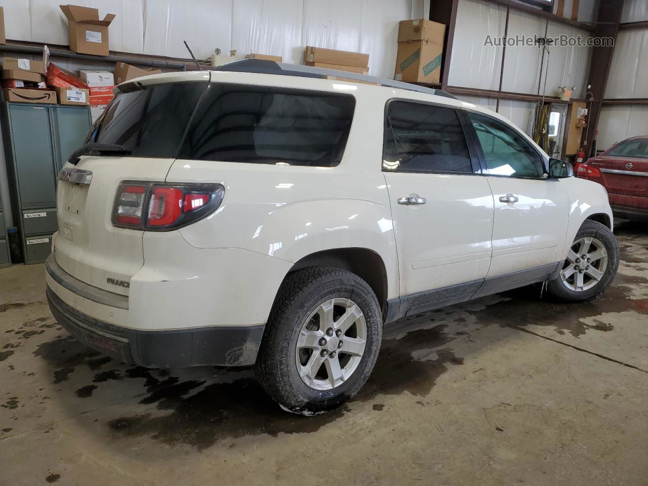 2014 Gmc Acadia Sle Белый vin: 1GKKVPKD7EJ343235