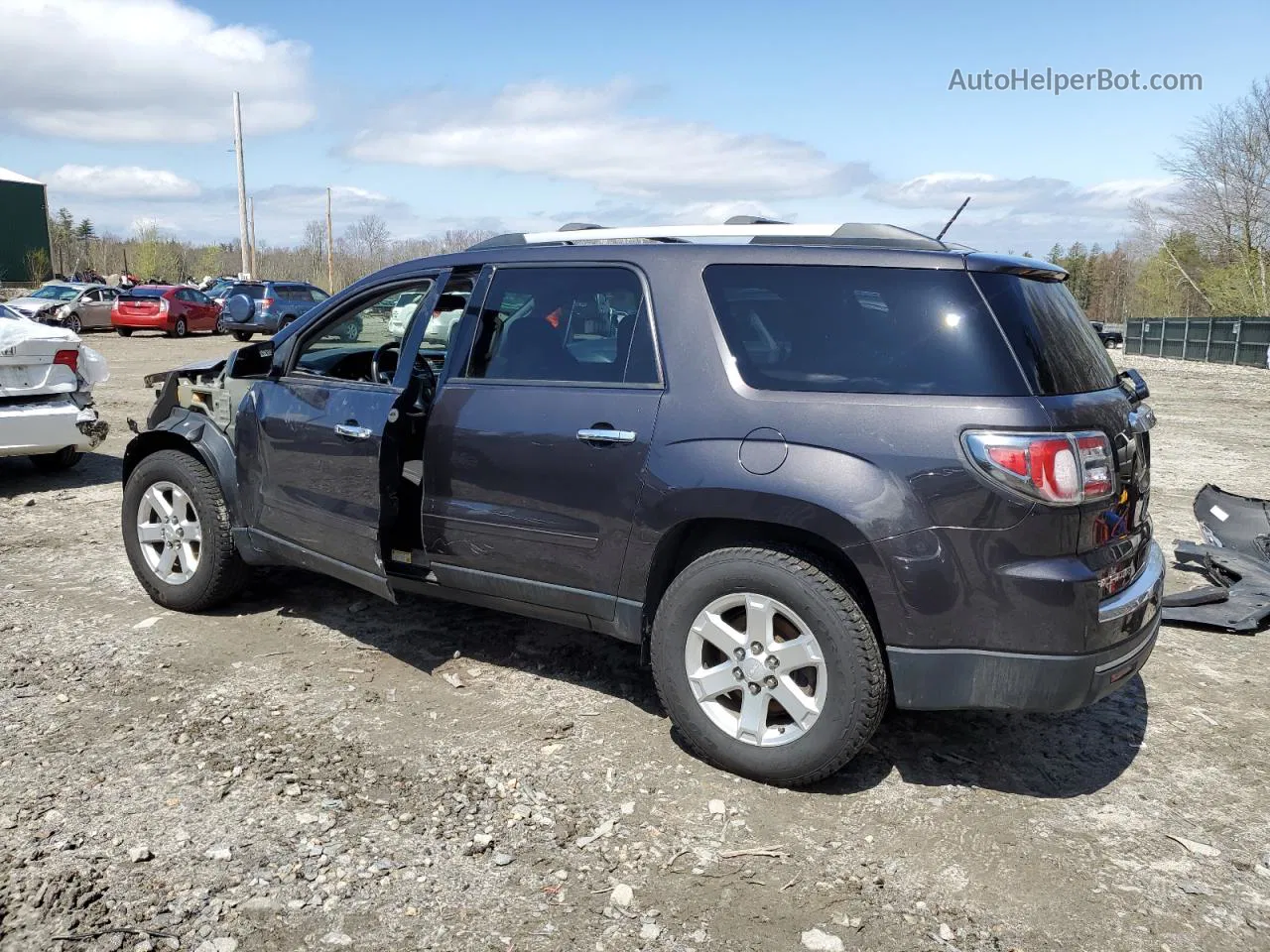 2014 Gmc Acadia Sle Black vin: 1GKKVPKD7EJ377255