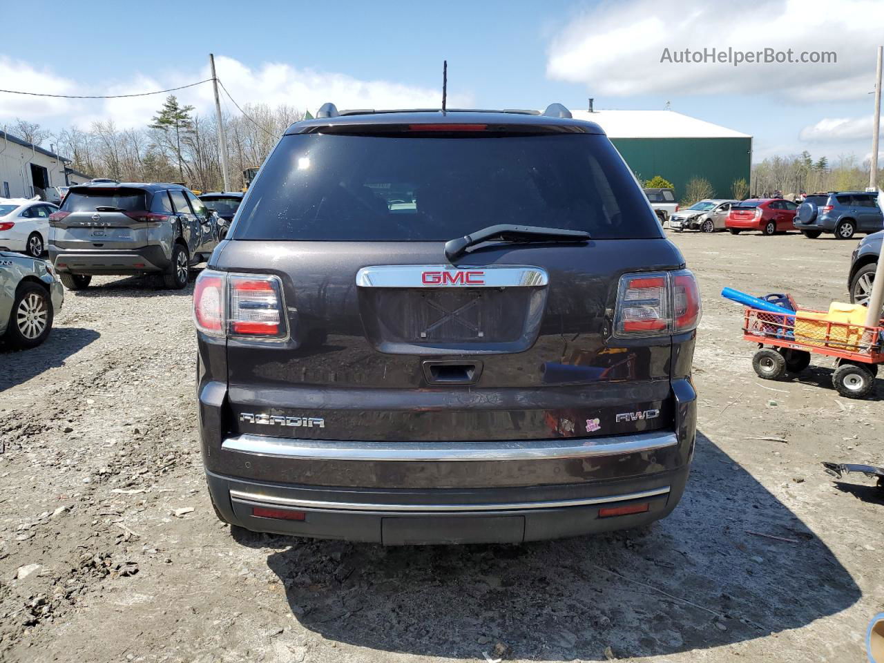 2014 Gmc Acadia Sle Black vin: 1GKKVPKD7EJ377255