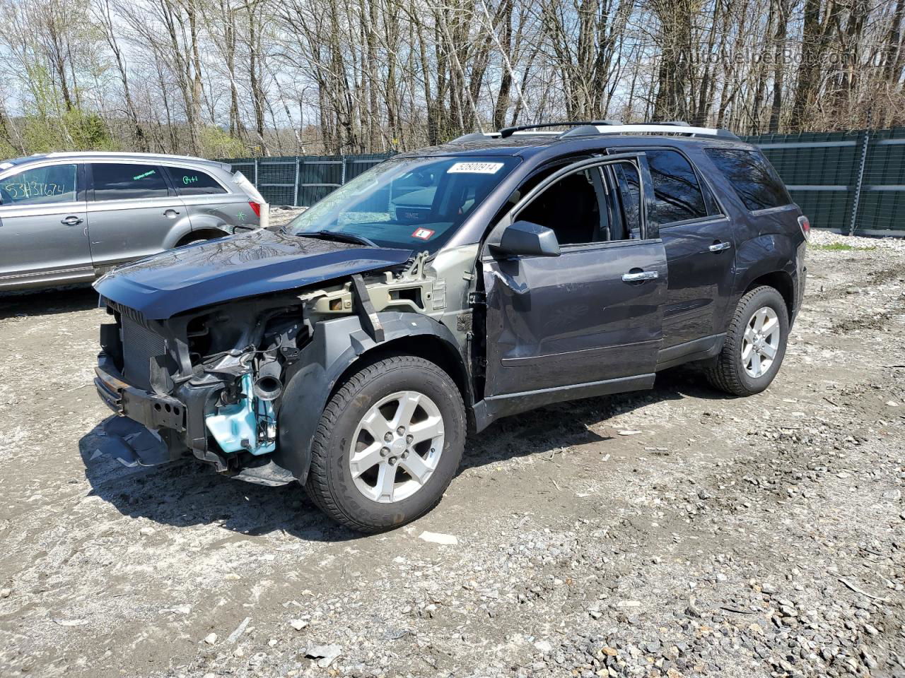 2014 Gmc Acadia Sle Black vin: 1GKKVPKD7EJ377255