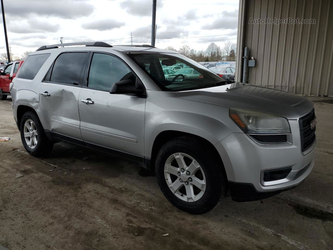 2014 Gmc Acadia Sle Silver vin: 1GKKVPKD8EJ140807