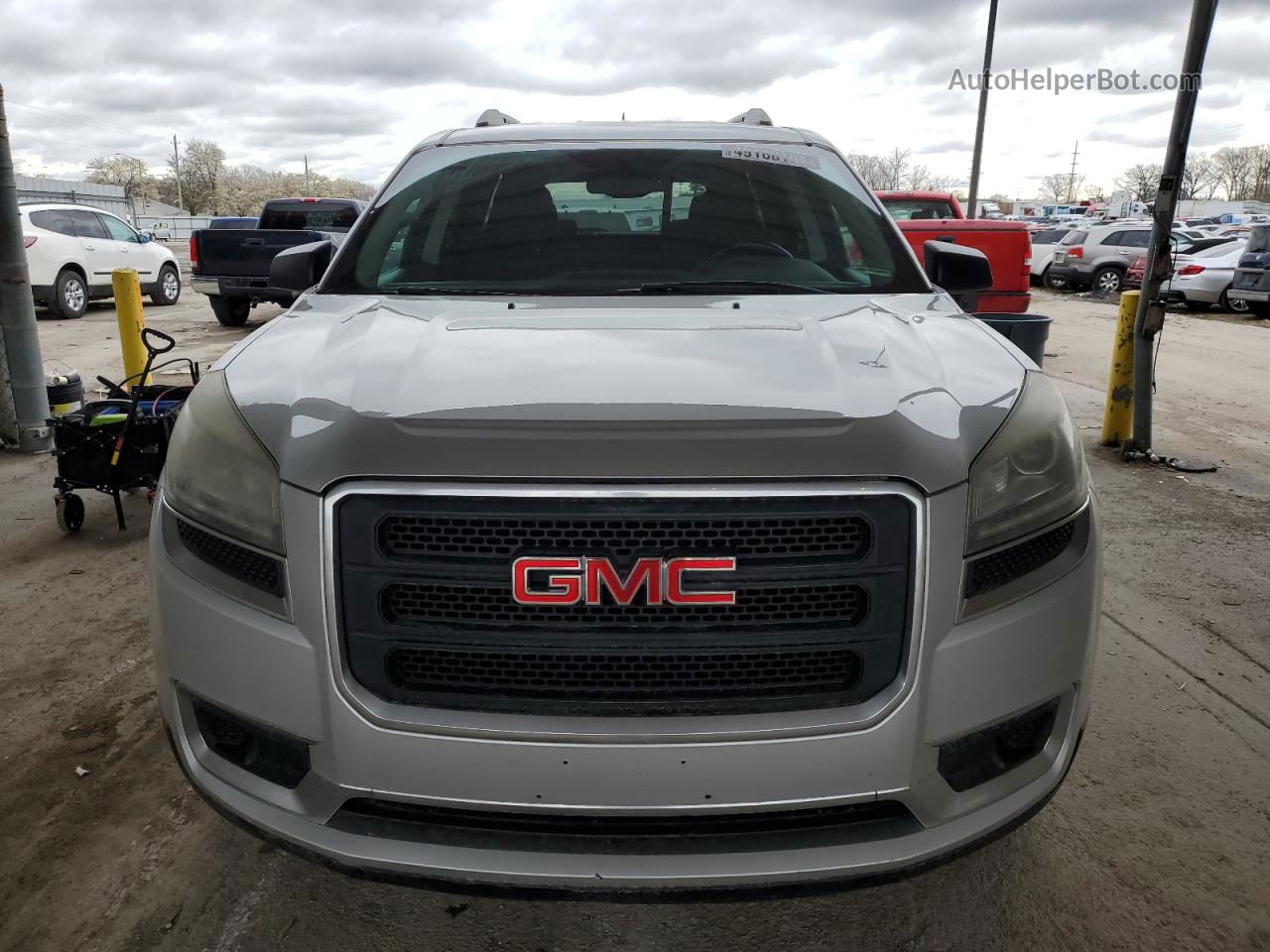 2014 Gmc Acadia Sle Silver vin: 1GKKVPKD8EJ140807