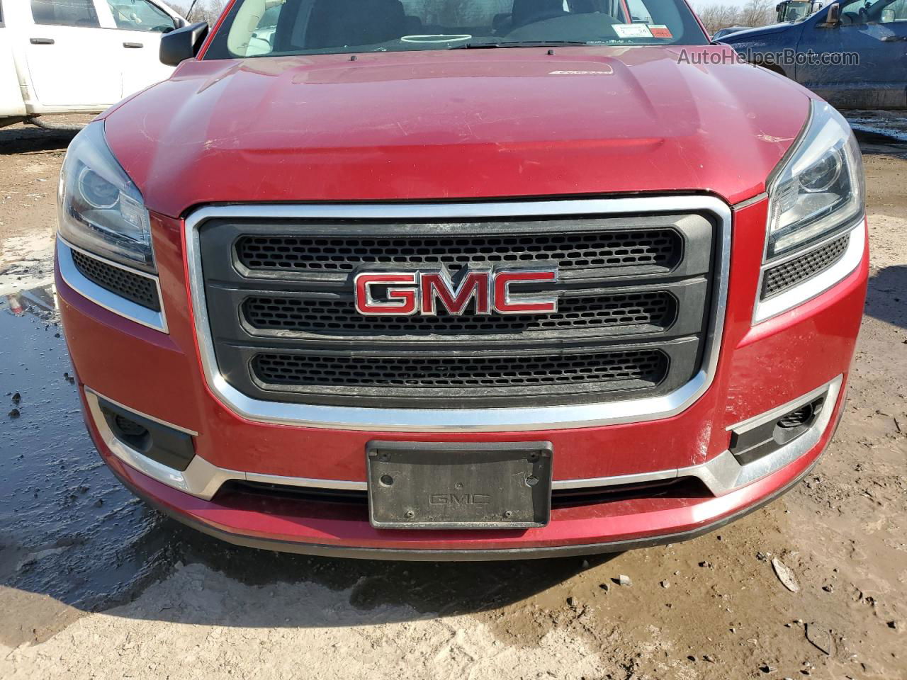 2014 Gmc Acadia Sle Red vin: 1GKKVPKD8EJ167411