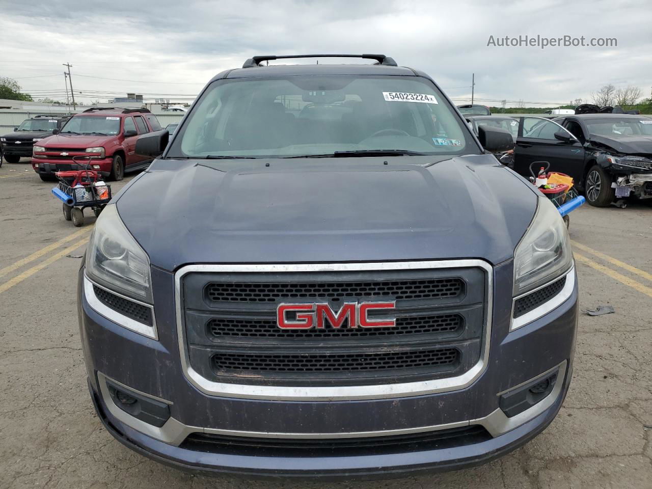 2013 Gmc Acadia Sle Blue vin: 1GKKVPKD9DJ145870