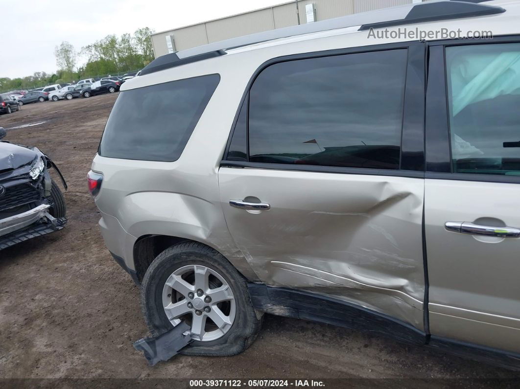 2014 Gmc Acadia Sle-2 Tan vin: 1GKKVPKD9EJ170690