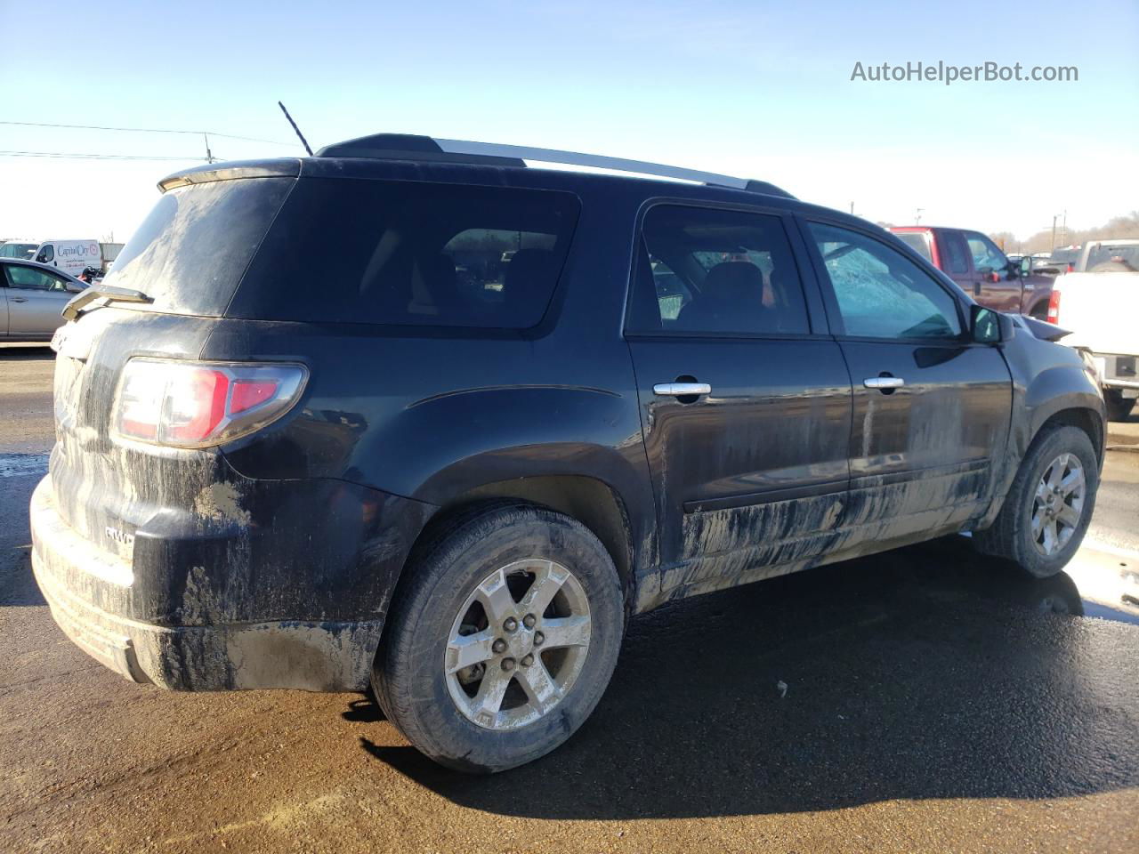 2014 Gmc Acadia Sle Black vin: 1GKKVPKD9EJ341292