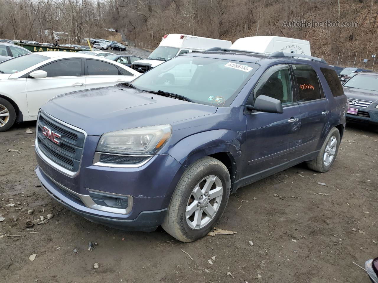 2013 Gmc Acadia Sle Синий vin: 1GKKVPKDXDJ137471