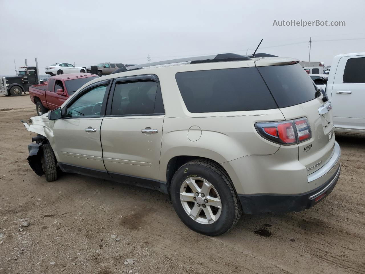 2013 Gmc Acadia Sle Gold vin: 1GKKVPKDXDJ233519