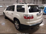 2012 Gmc Acadia Slt-1 White vin: 1GKKVRED0CJ233793