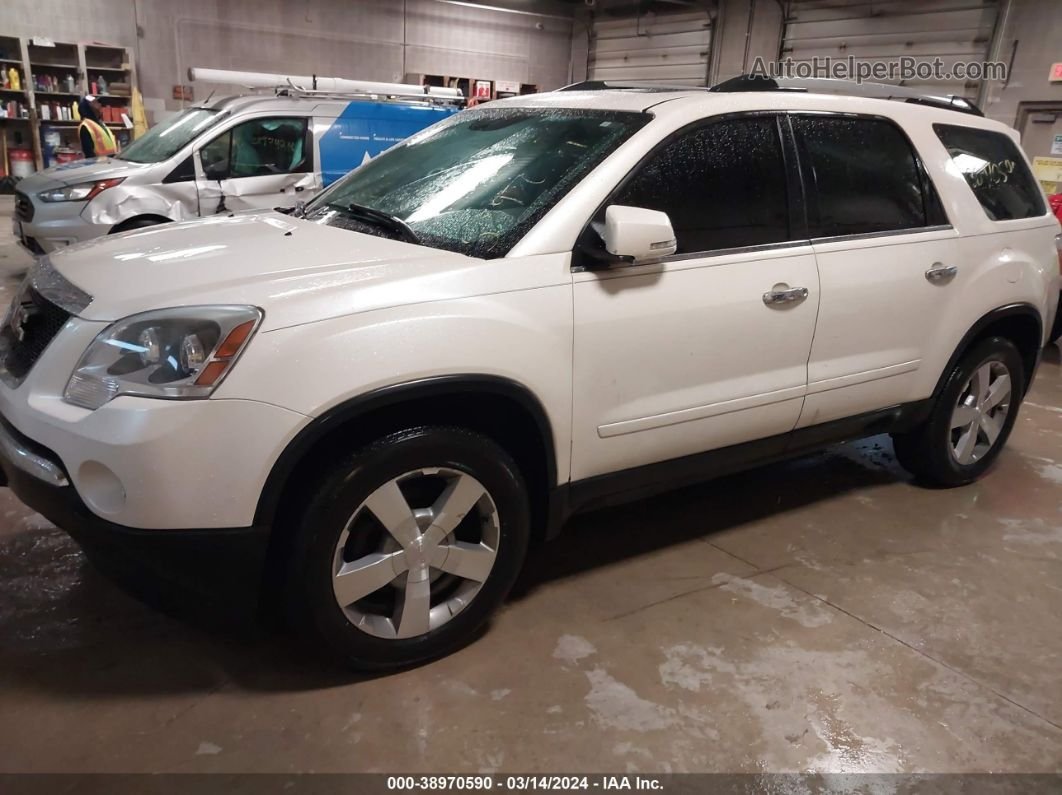 2012 Gmc Acadia Slt-1 White vin: 1GKKVRED0CJ233793