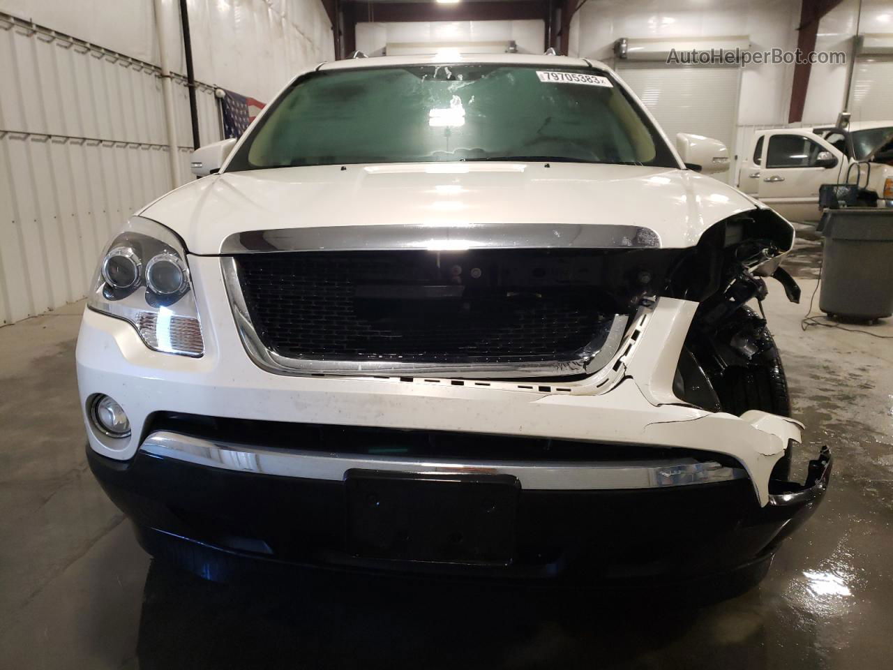 2012 Gmc Acadia Slt-1 White vin: 1GKKVRED0CJ363427