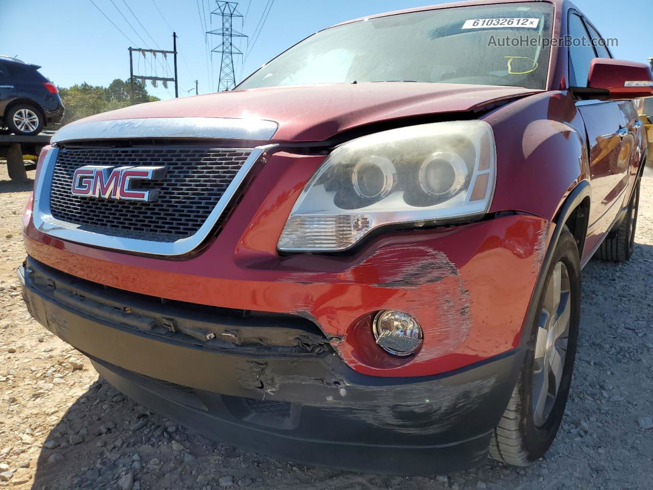 2012 Gmc Acadia Slt-1 Red vin: 1GKKVRED0CJ388831