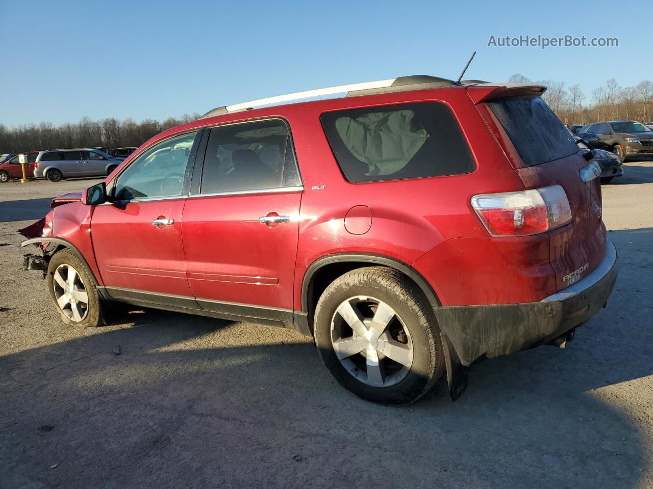 2012 Gmc Acadia Slt-1 Burgundy vin: 1GKKVRED1CJ248013