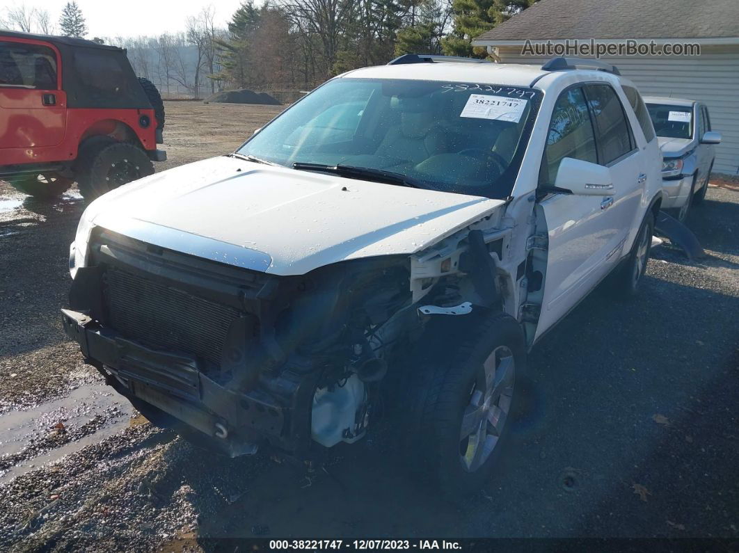 2012 Gmc Acadia Slt-1 White vin: 1GKKVRED1CJ261358