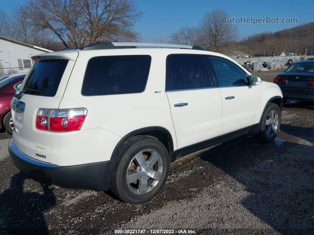 2012 Gmc Acadia Slt-1 White vin: 1GKKVRED1CJ261358