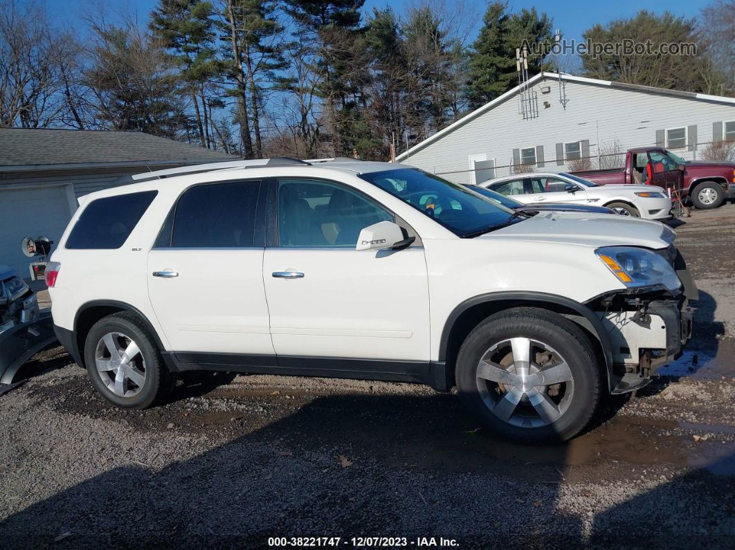 2012 Gmc Acadia Slt-1 White vin: 1GKKVRED1CJ261358