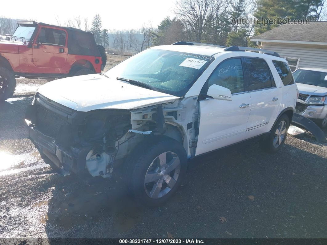 2012 Gmc Acadia Slt-1 White vin: 1GKKVRED1CJ261358