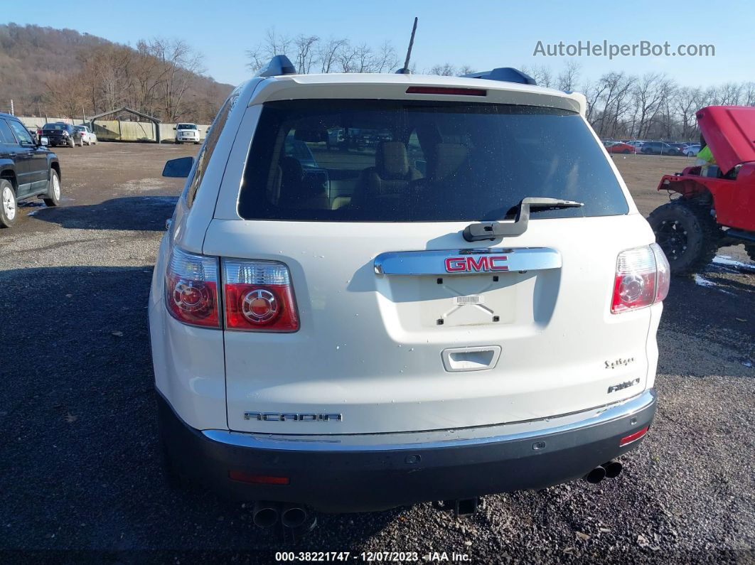 2012 Gmc Acadia Slt-1 White vin: 1GKKVRED1CJ261358