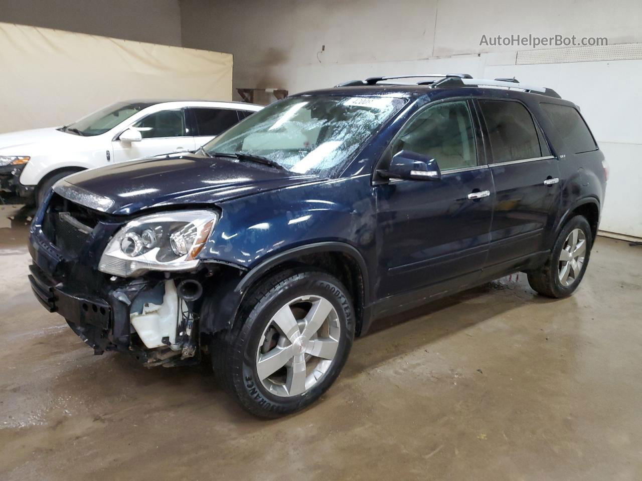 2012 Gmc Acadia Slt-1 Синий vin: 1GKKVRED1CJ314589