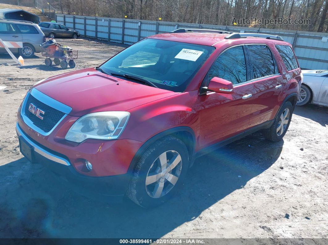 2012 Gmc Acadia Slt-1 Red vin: 1GKKVRED1CJ331375