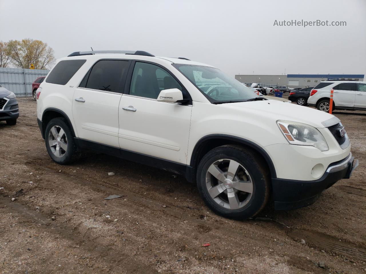 2012 Gmc Acadia Slt-1 White vin: 1GKKVRED2CJ106236