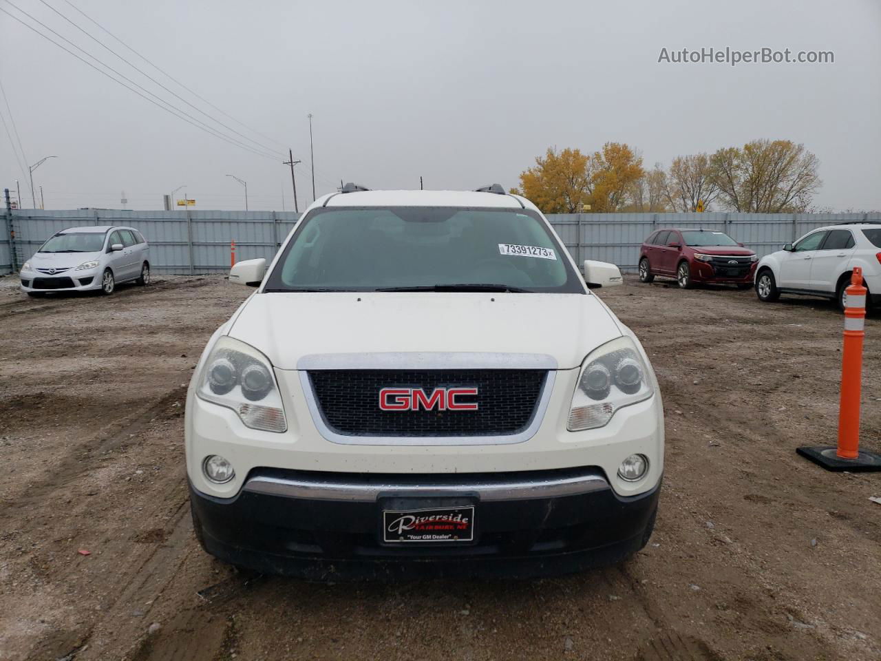 2012 Gmc Acadia Slt-1 White vin: 1GKKVRED2CJ106236