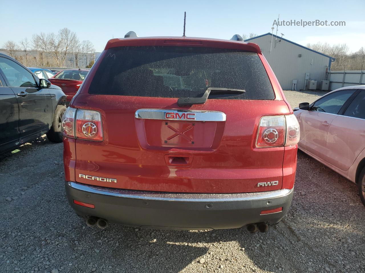 2012 Gmc Acadia Slt-1 Red vin: 1GKKVRED2CJ174990