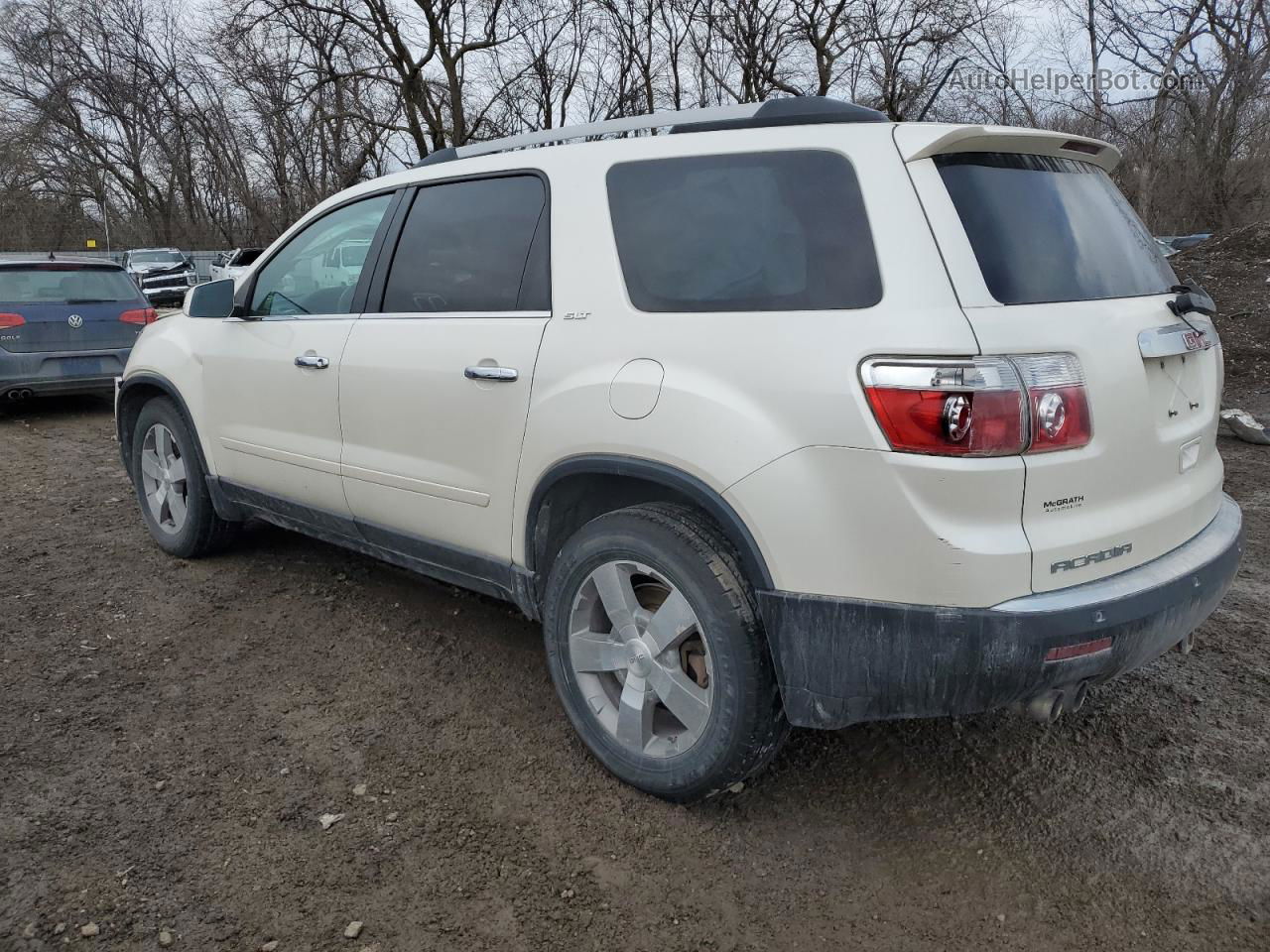 2012 Gmc Acadia Slt-1 Белый vin: 1GKKVRED2CJ227297