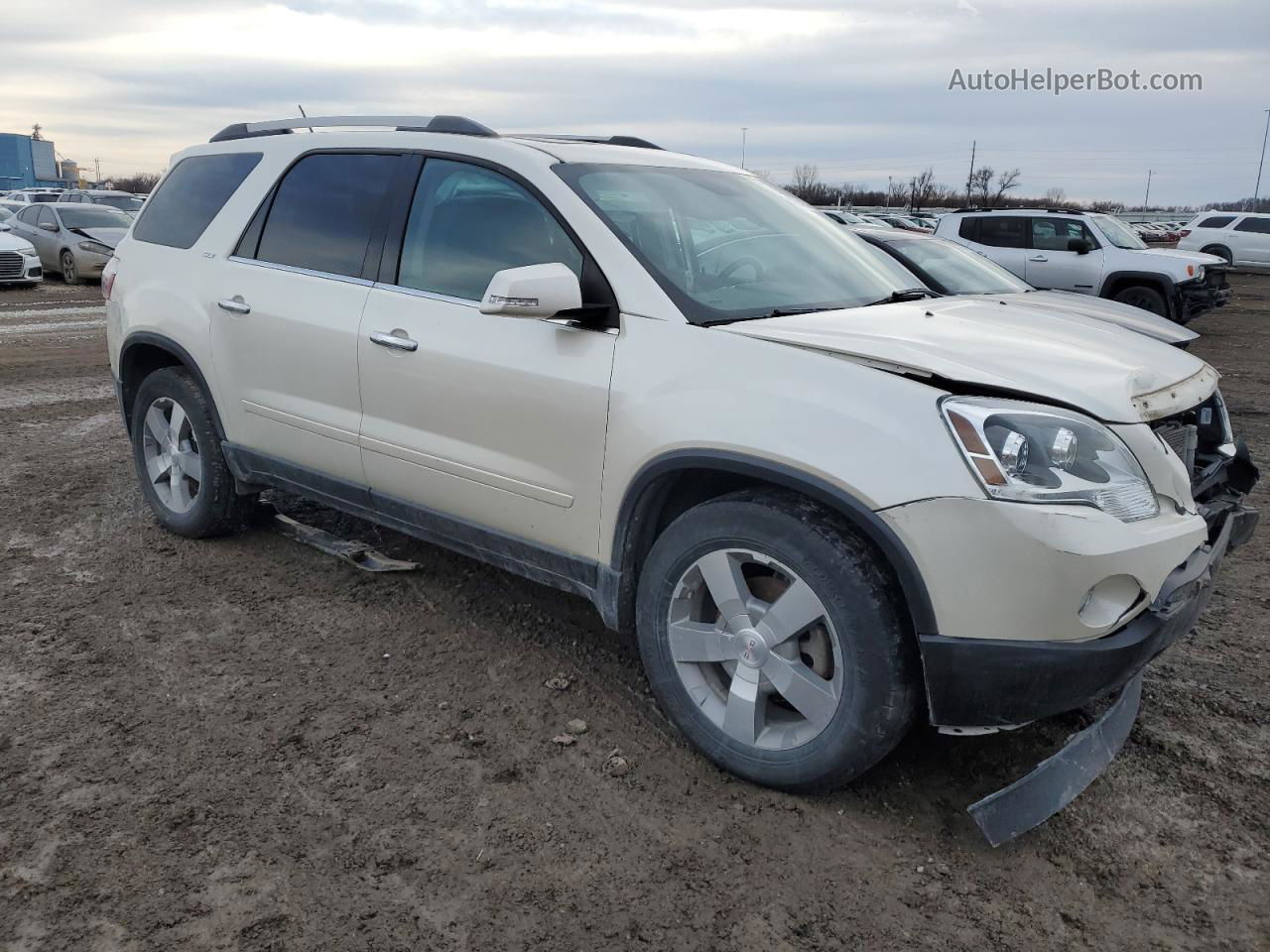 2012 Gmc Acadia Slt-1 Белый vin: 1GKKVRED2CJ227297