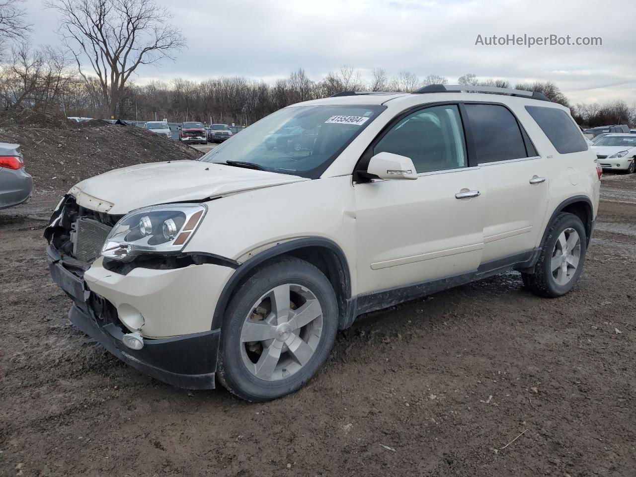 2012 Gmc Acadia Slt-1 Белый vin: 1GKKVRED2CJ227297