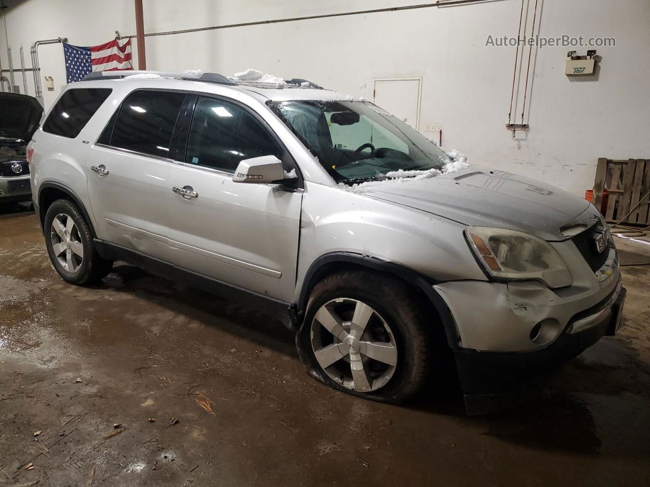 2012 Gmc Acadia Slt-1 Silver vin: 1GKKVRED2CJ235125