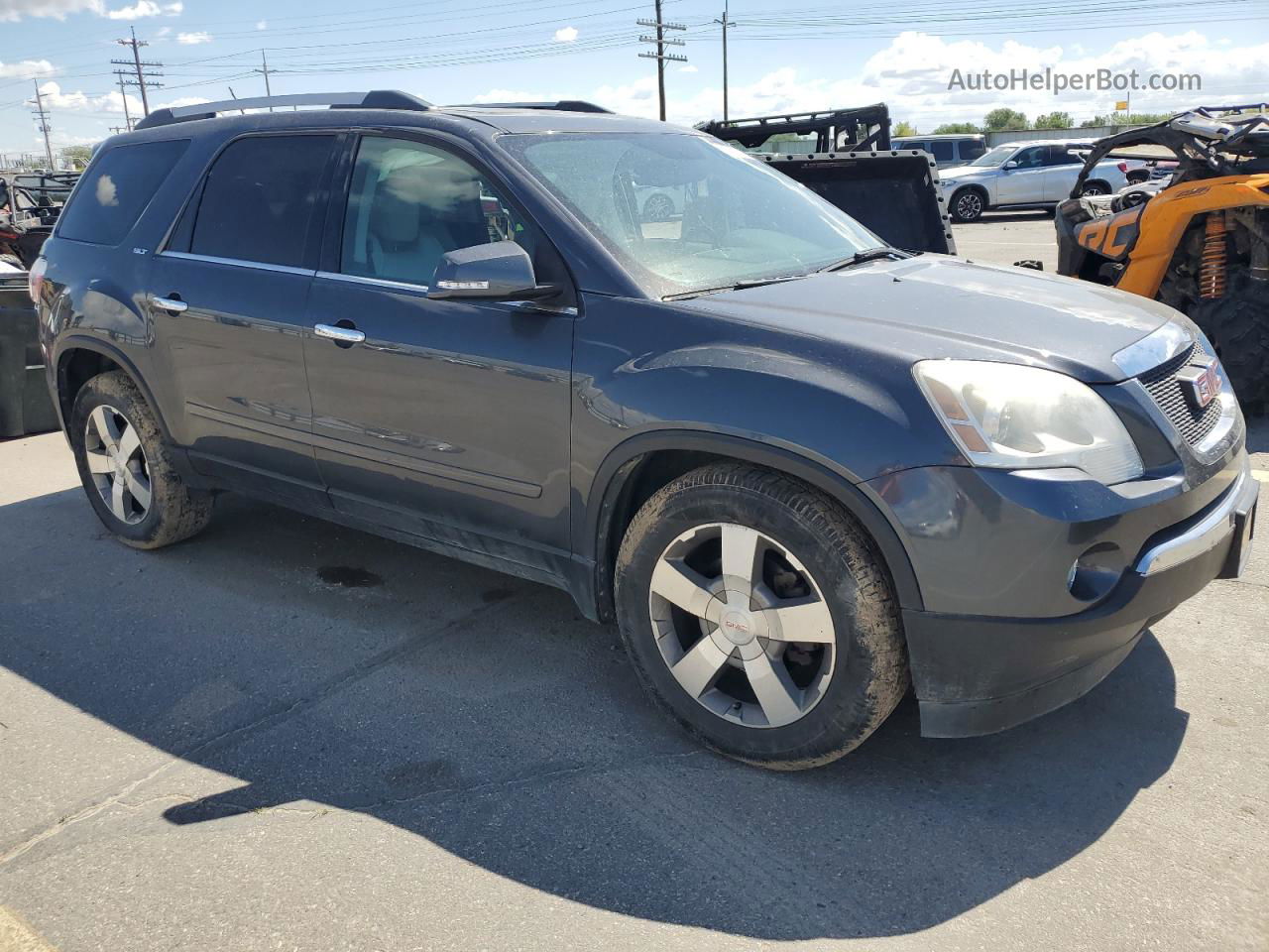 2012 Gmc Acadia Slt-1 Charcoal vin: 1GKKVRED2CJ245413