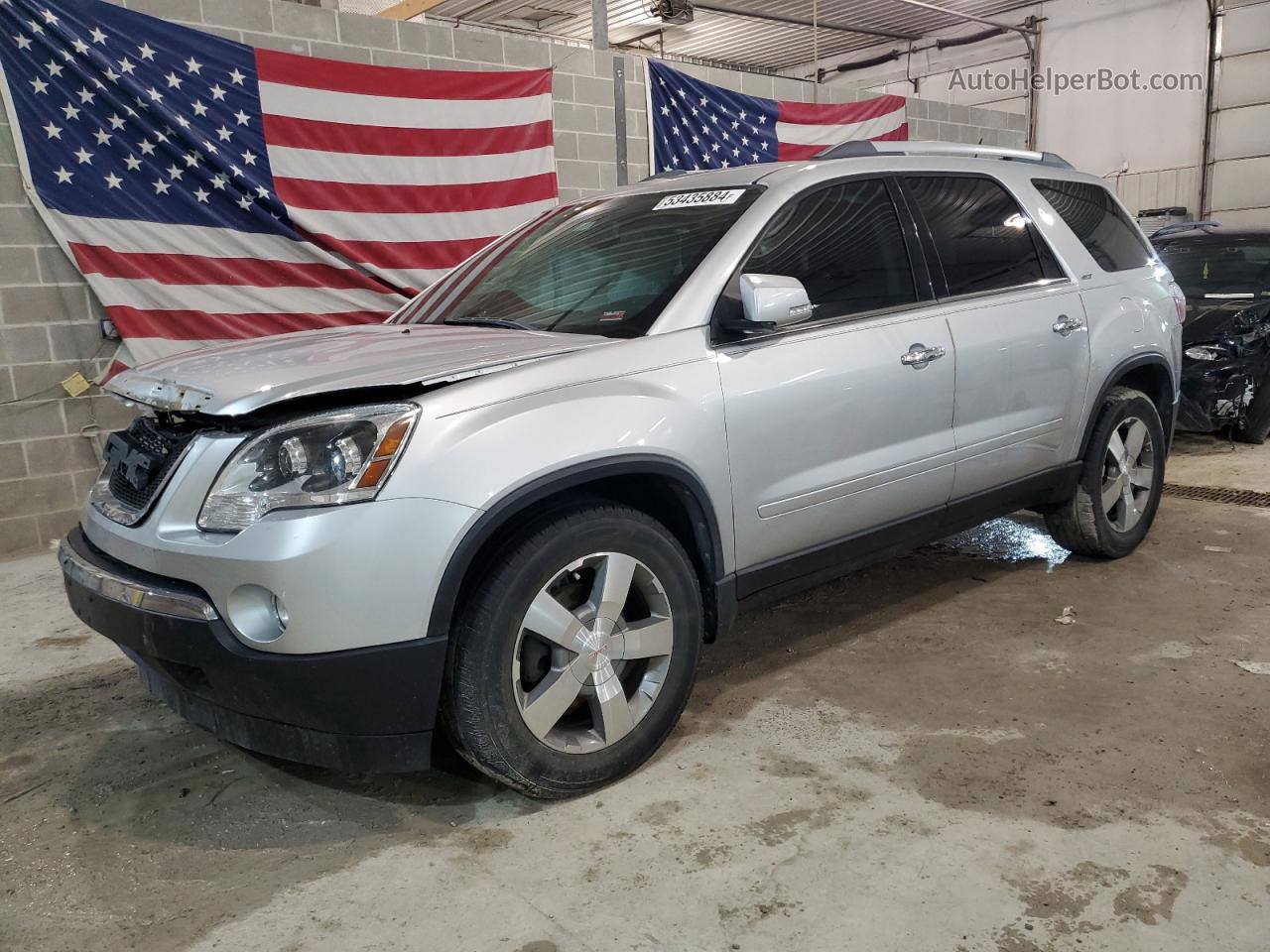 2012 Gmc Acadia Slt-1 Silver vin: 1GKKVRED2CJ257268