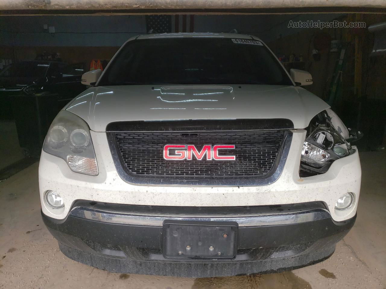 2012 Gmc Acadia Slt-1 White vin: 1GKKVRED3CJ121103