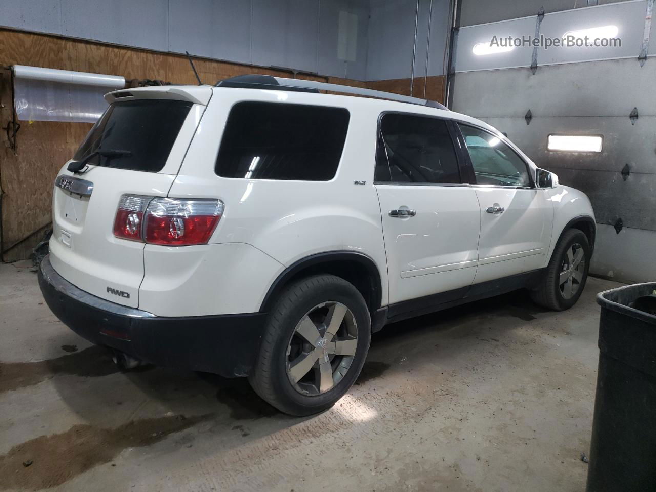 2012 Gmc Acadia Slt-1 White vin: 1GKKVRED3CJ121103