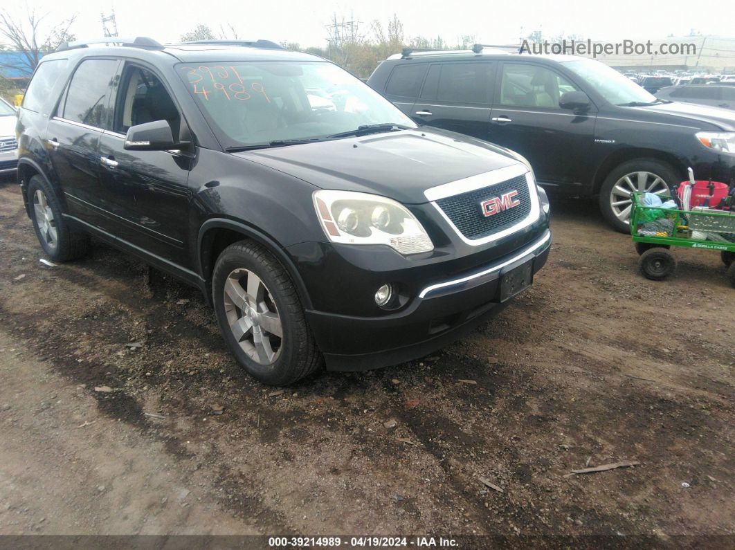 2012 Gmc Acadia Slt-1 Black vin: 1GKKVRED3CJ198604