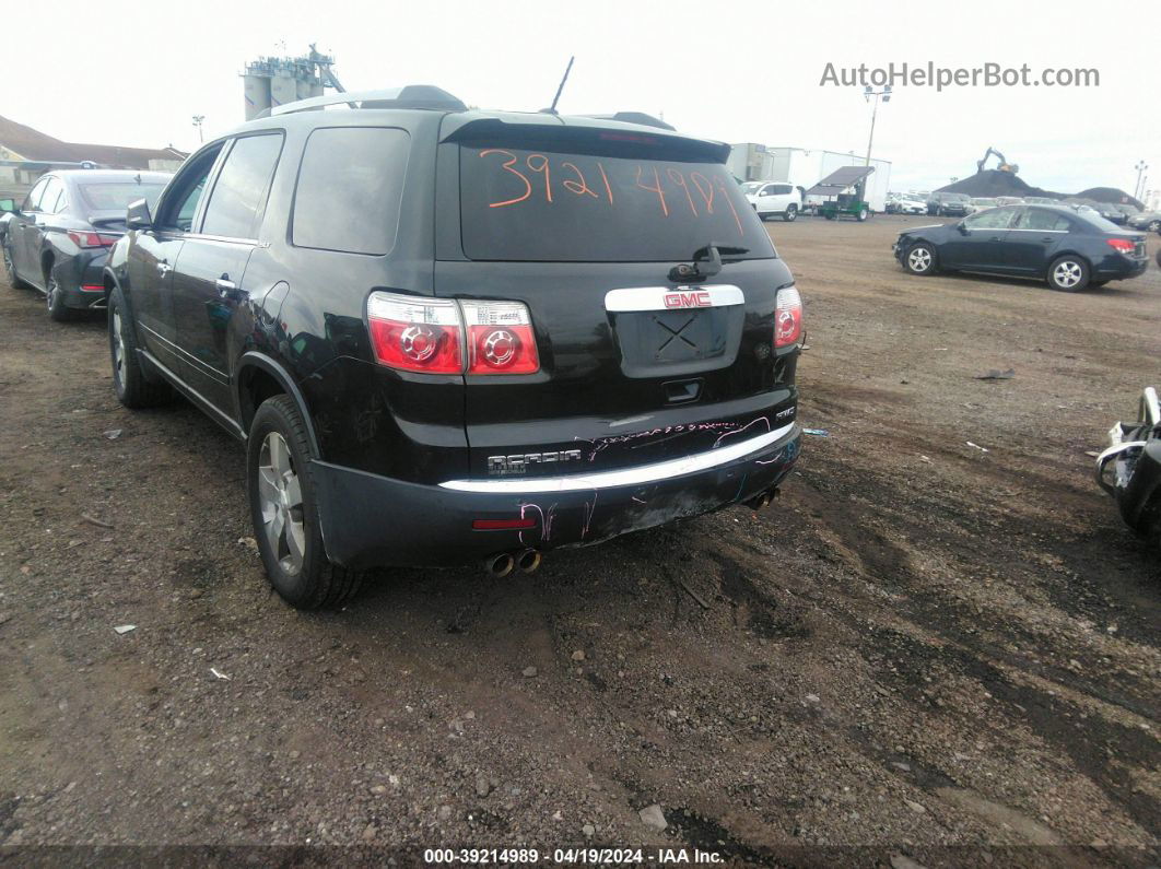 2012 Gmc Acadia Slt-1 Black vin: 1GKKVRED3CJ198604