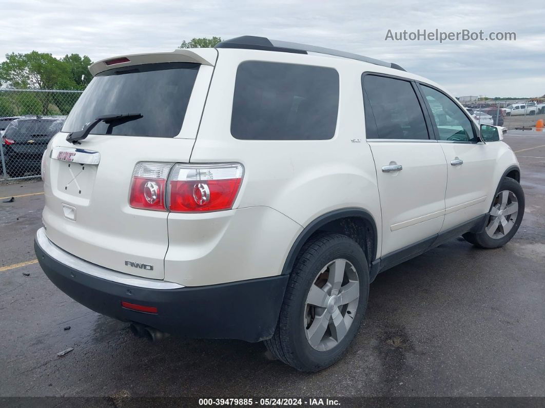 2012 Gmc Acadia Slt-1 White vin: 1GKKVRED3CJ353328