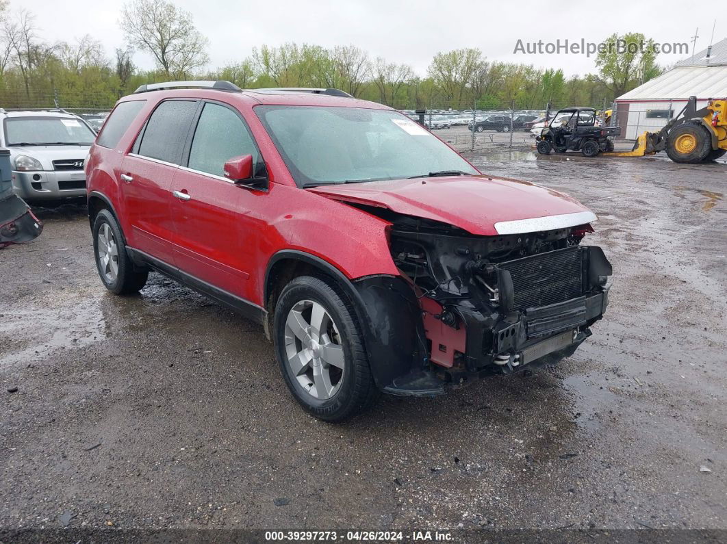 2012 Gmc Acadia Slt-1 Красный vin: 1GKKVRED4CJ224319