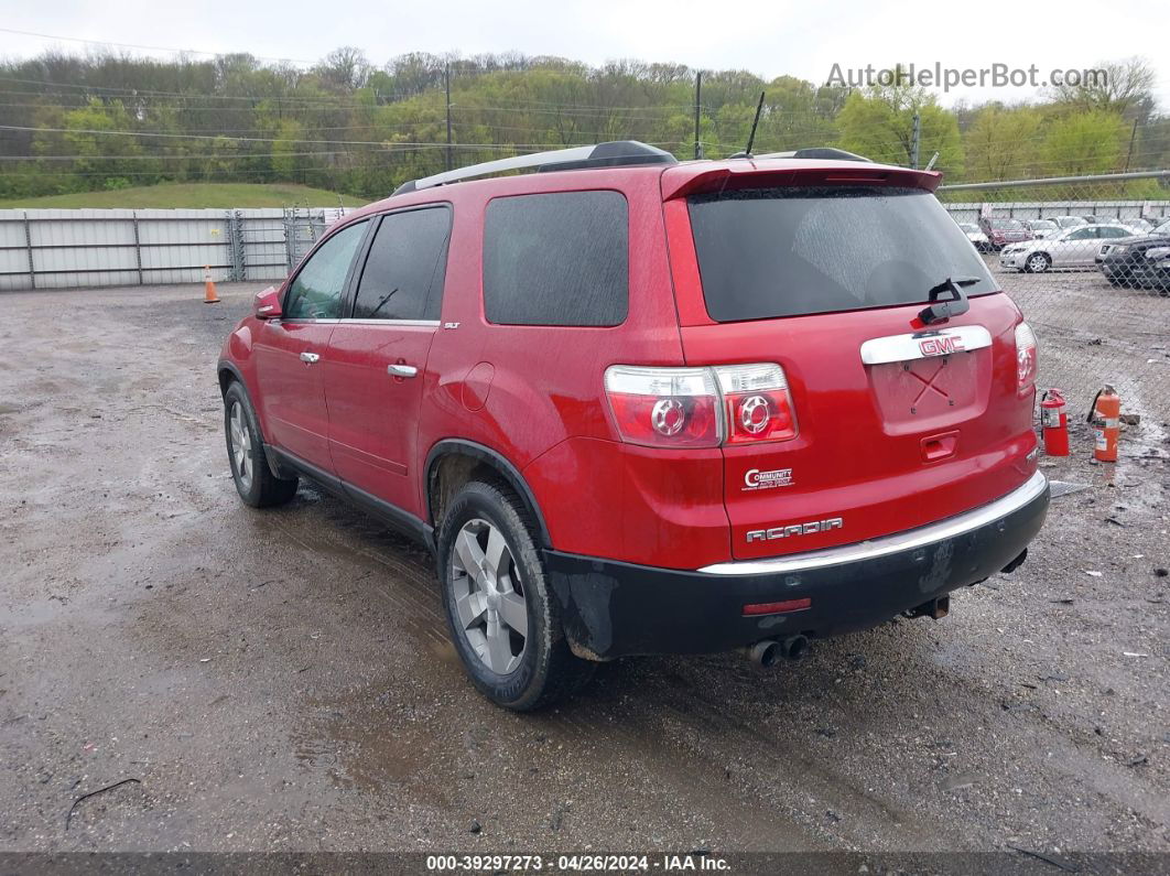 2012 Gmc Acadia Slt-1 Red vin: 1GKKVRED4CJ224319