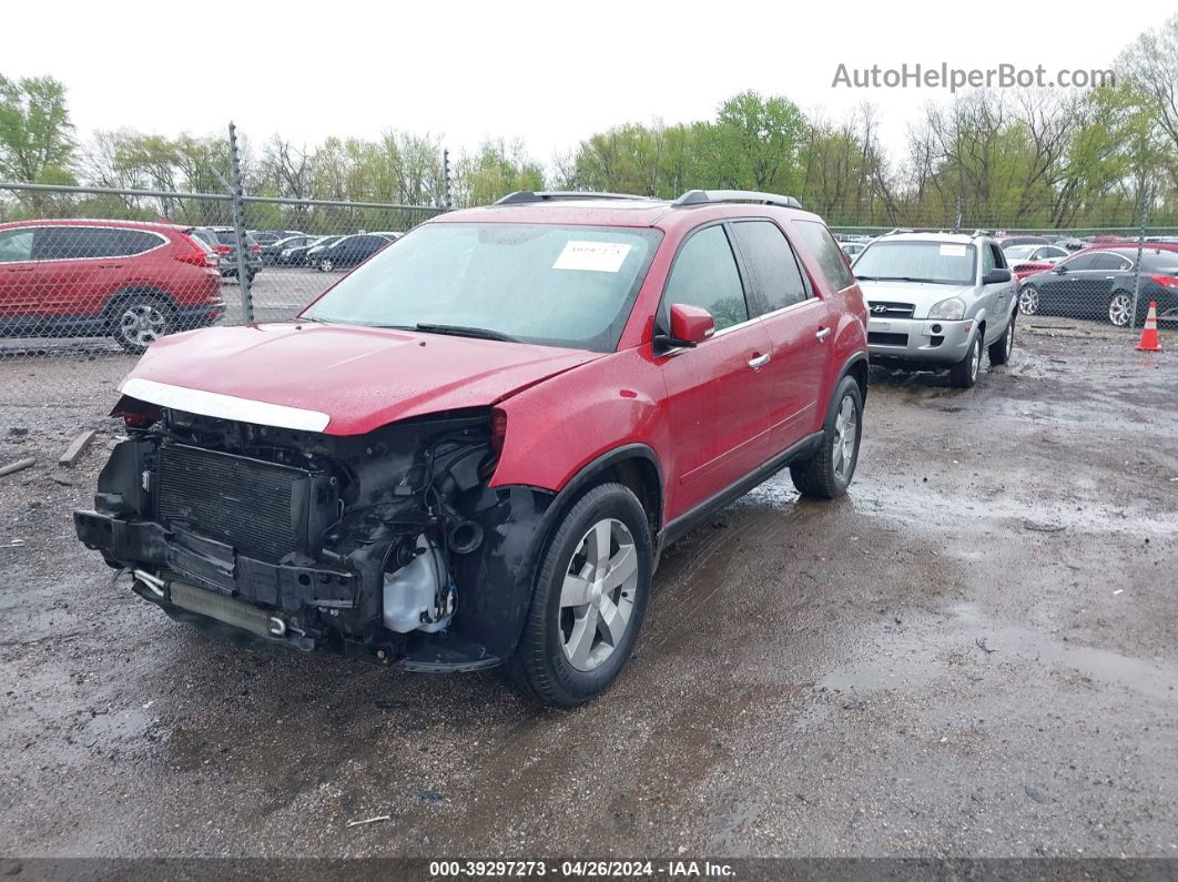 2012 Gmc Acadia Slt-1 Red vin: 1GKKVRED4CJ224319