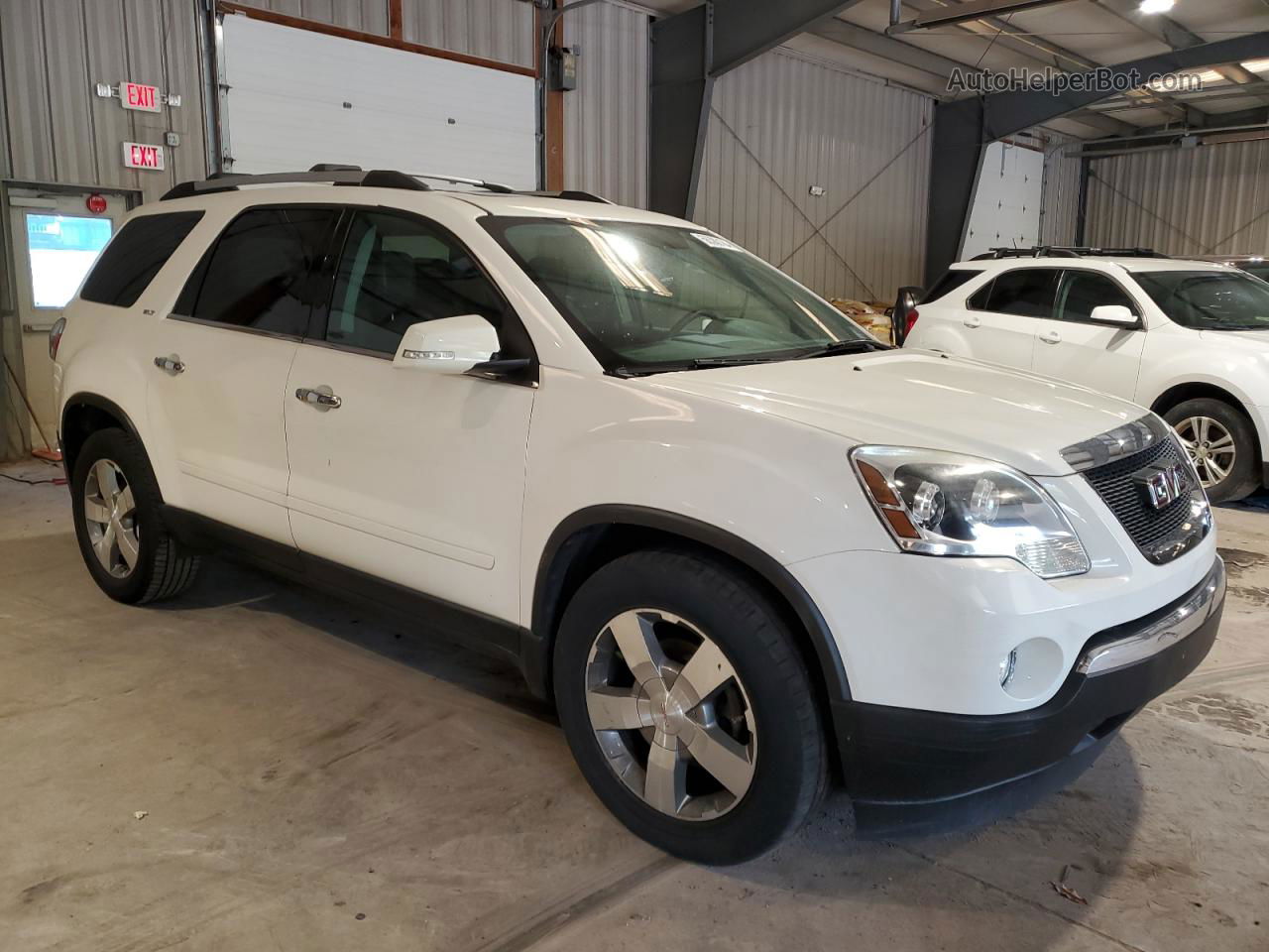 2012 Gmc Acadia Slt-1 White vin: 1GKKVRED4CJ368341