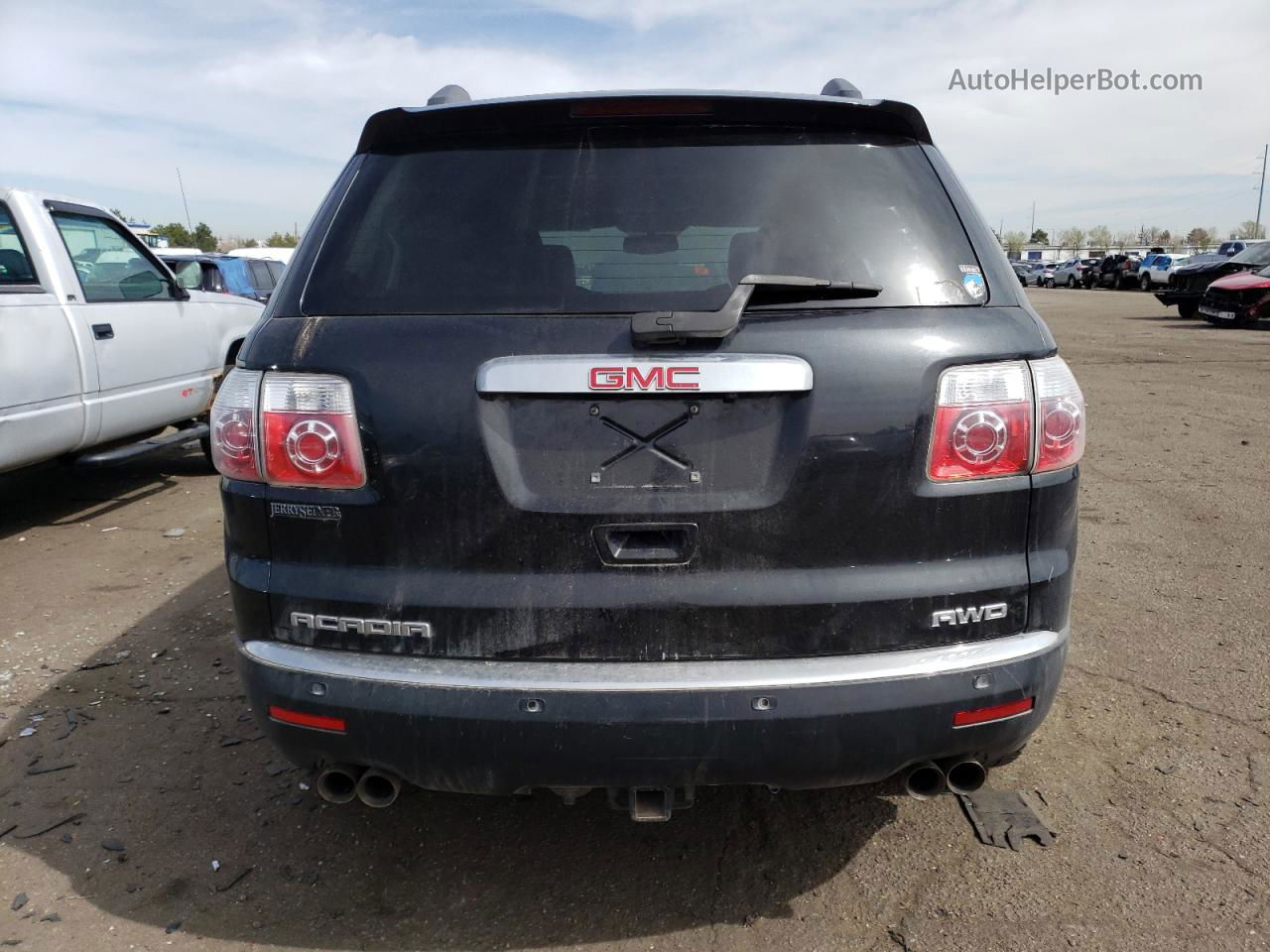 2012 Gmc Acadia Slt-1 Black vin: 1GKKVRED4CJ379825